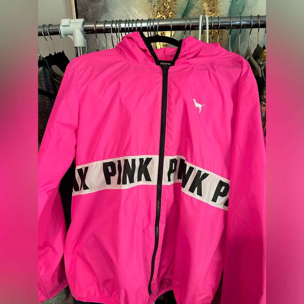 Victoria’s Secret Pink windbreaker with hood